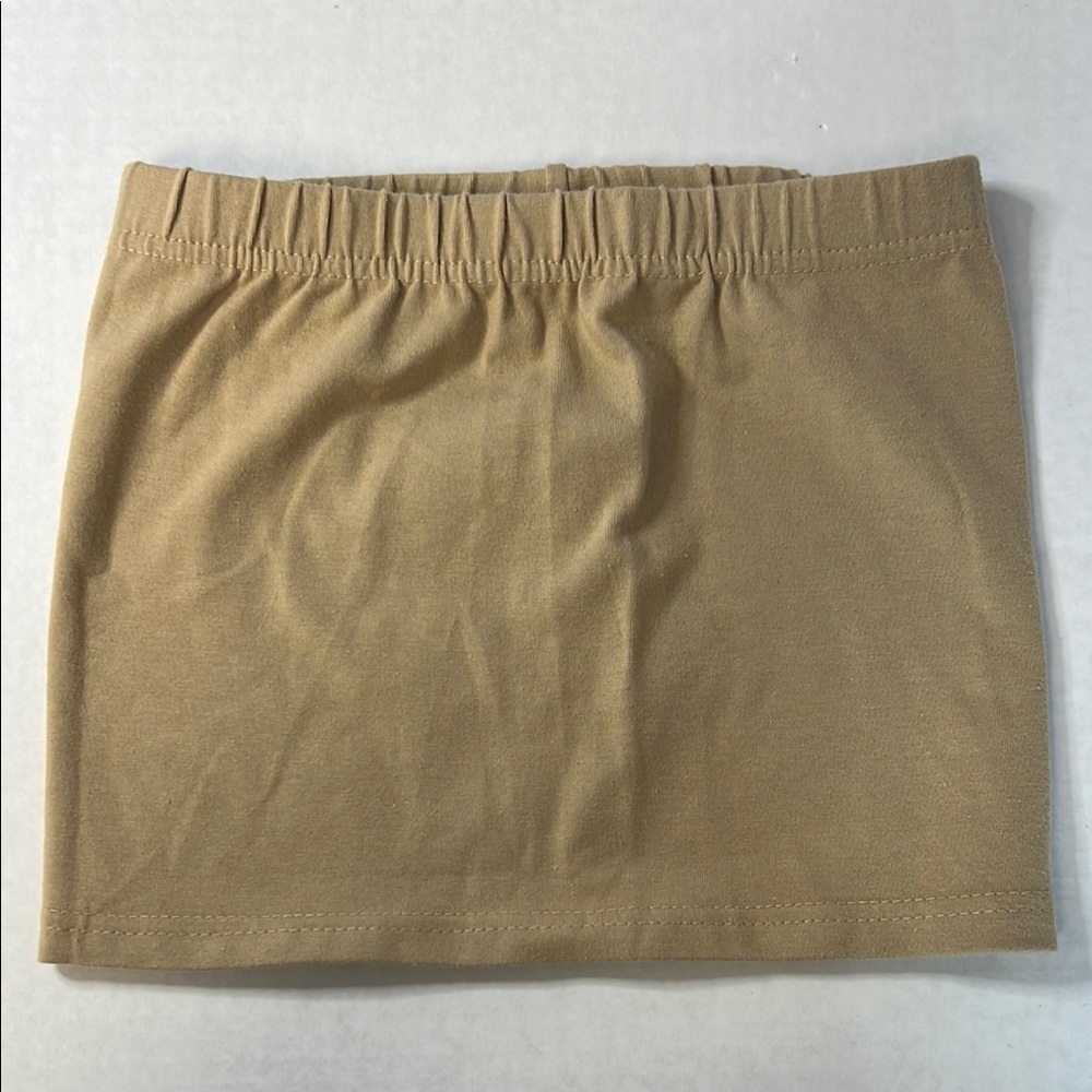 Bal Togs Khaki Tan Straight Lycra Skirt M NWT